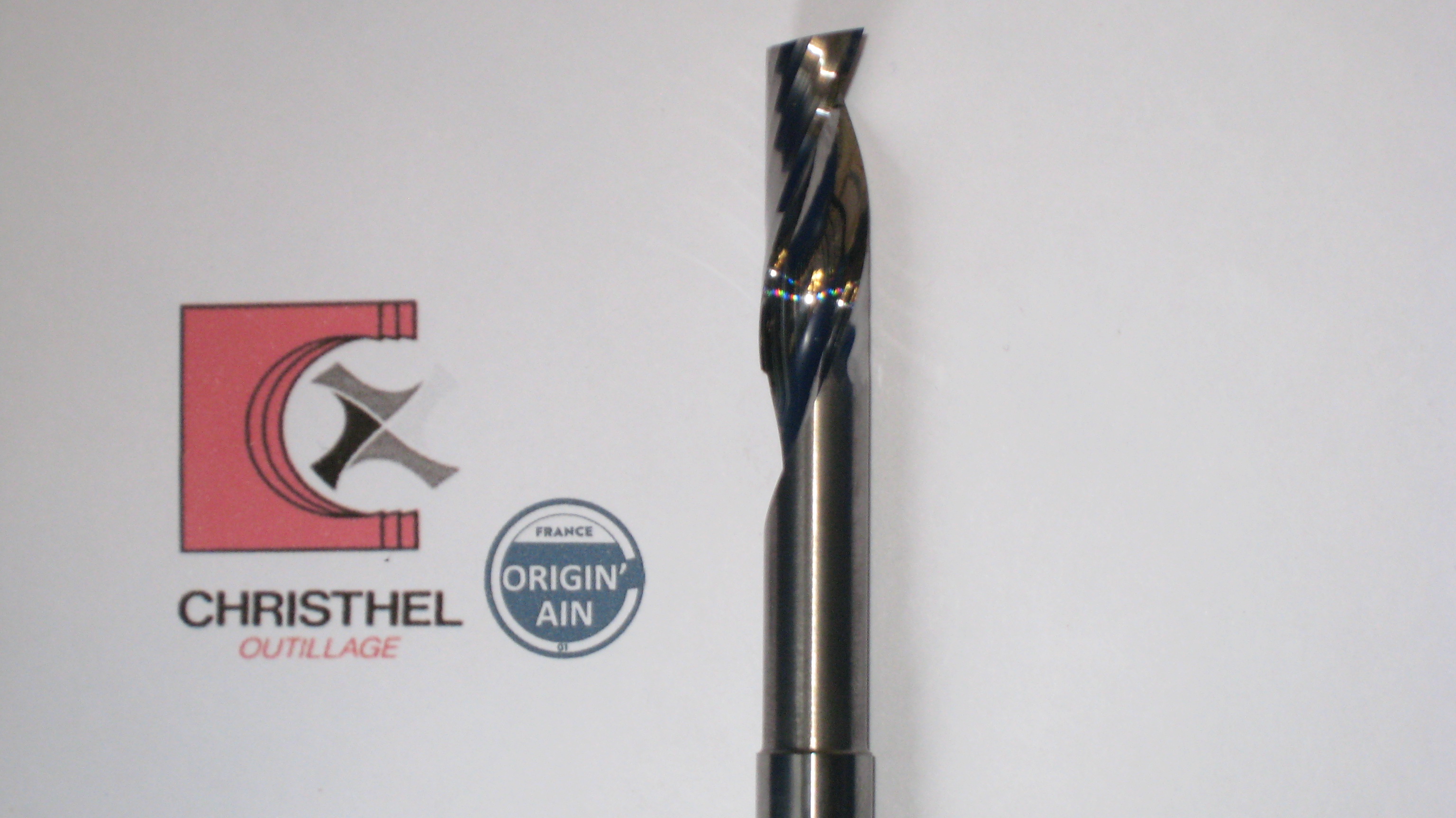 FRAISE 1 DENT CARBURE Ø6HDx30x80 QØ 8 + DEG 10mm 0108D63070Q8+DEG10